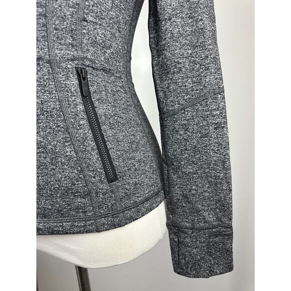 Lululemon Define Jacket Full Zip Luon Knit Heathered Black Women’s Size 6 EUC - Picture 8 of 16